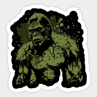Zombie monkey Sticker